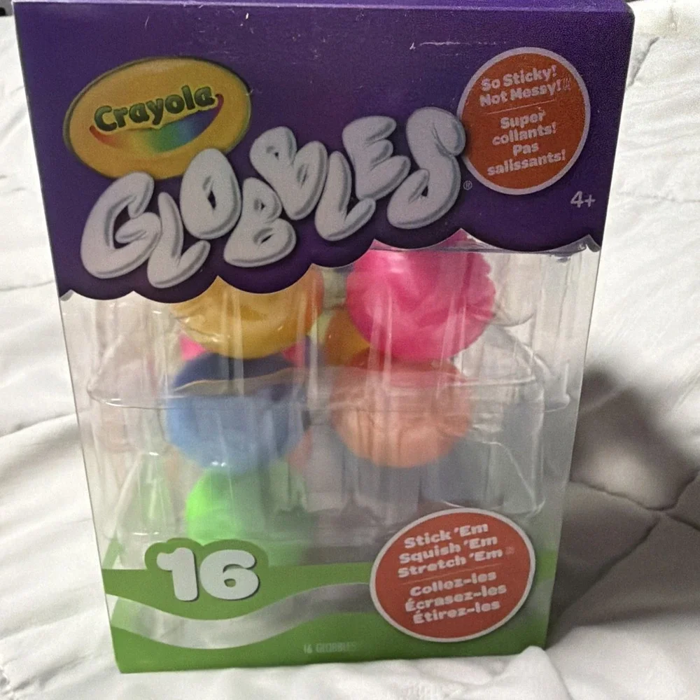 Crayola Globbles Squeezable Orbs, 16 Count Pack, Multicolor